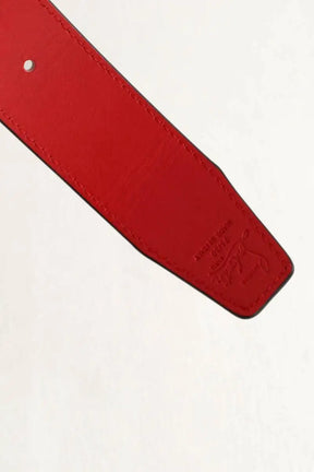 Ceinture en cuir Christian Louboutin CL Logo Beige en Cuir