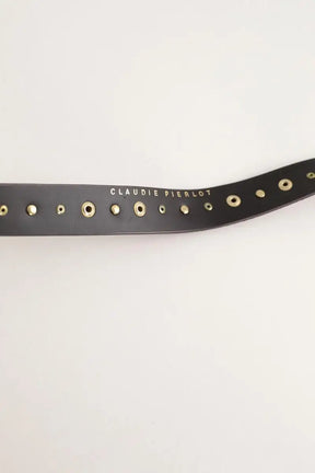 Ceinture en cuir Claudie Pierlot Rouge en Daim