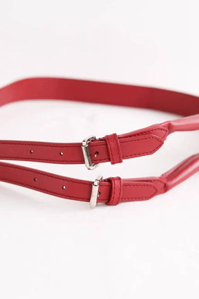 Ceinture en cuir Dior Rouge en Cuir