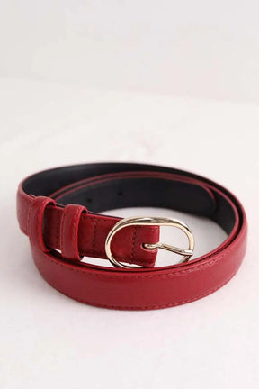 Ceinture en cuir Gerard Darel Bordeaux en Cuir