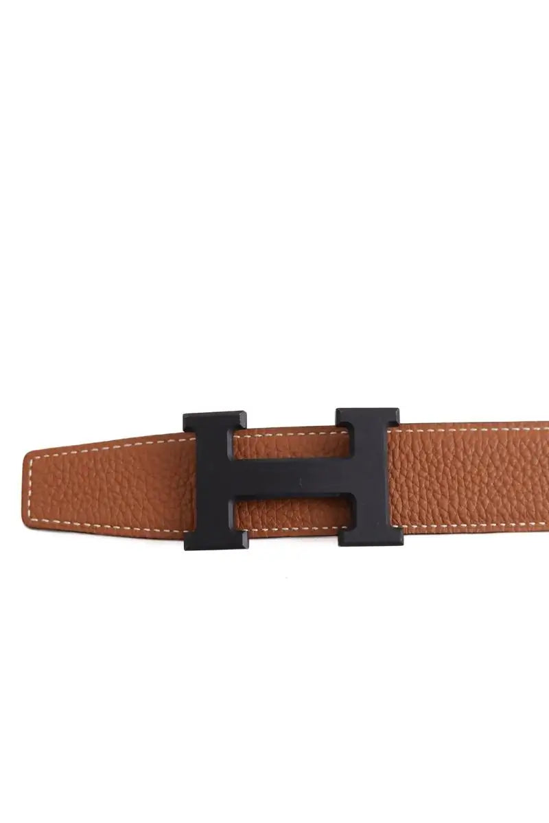 Ceinture en cuir Hermès Camel en Cuir