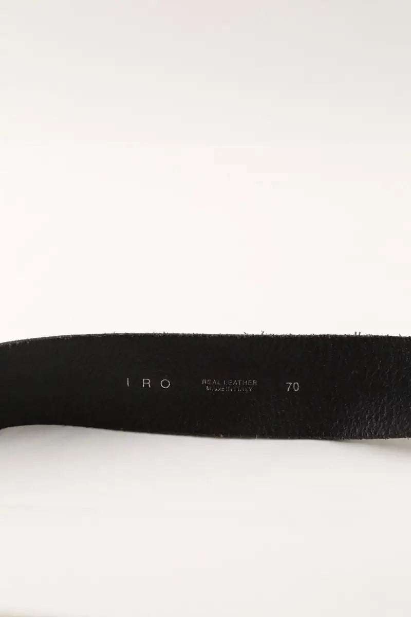 Ceinture en cuir Iro Noir en Cuir