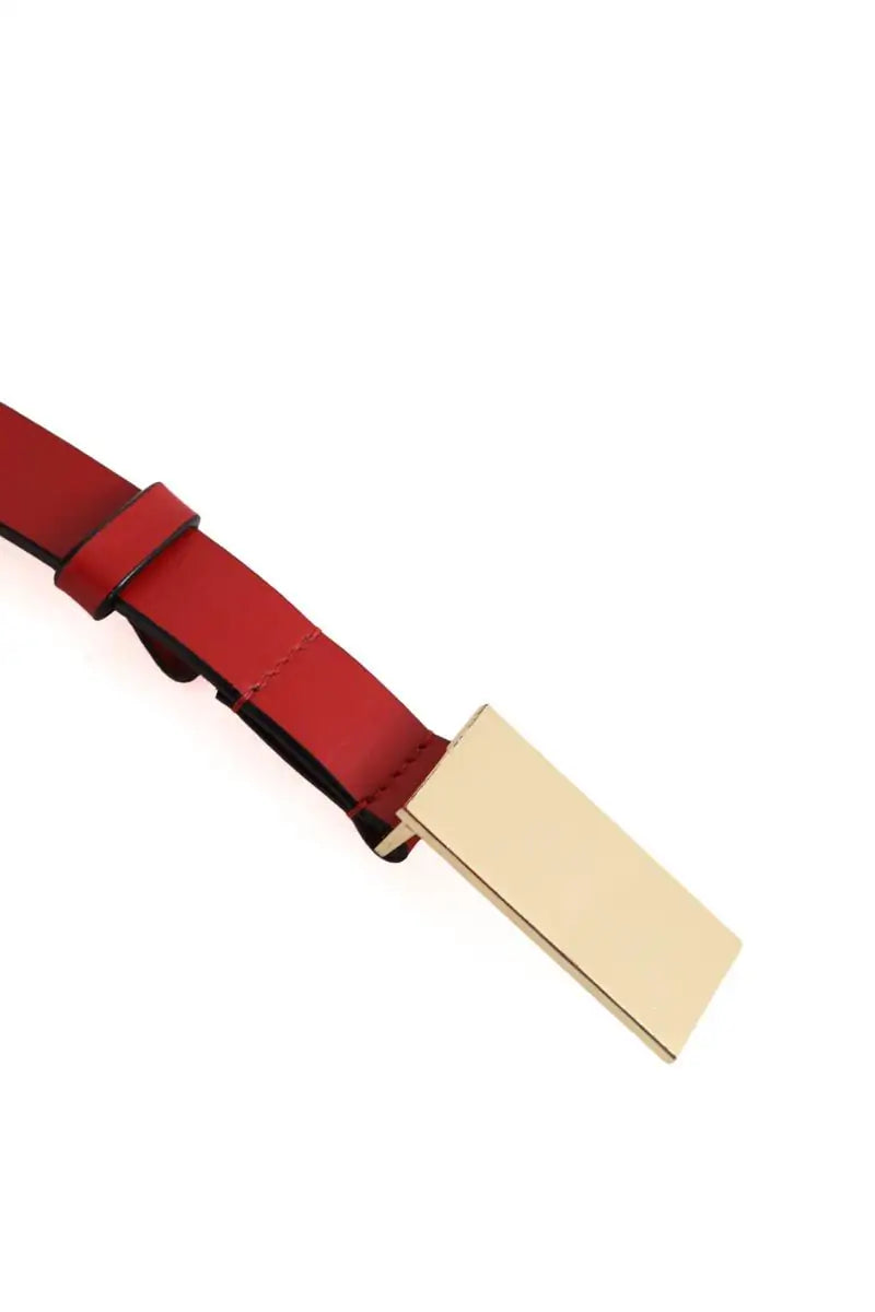 Ceinture en cuir Laurence Bras Rouge en Cuir