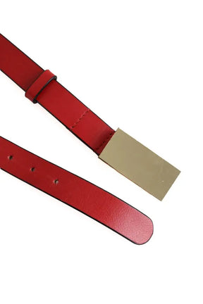 Ceinture en cuir Laurence Bras Rouge en Cuir