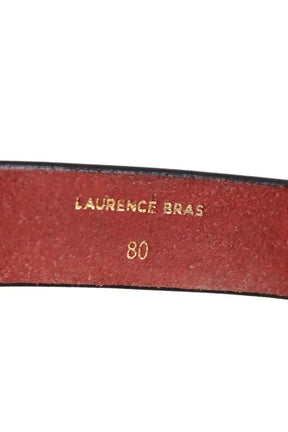 Ceinture en cuir Laurence Bras Rouge en Cuir