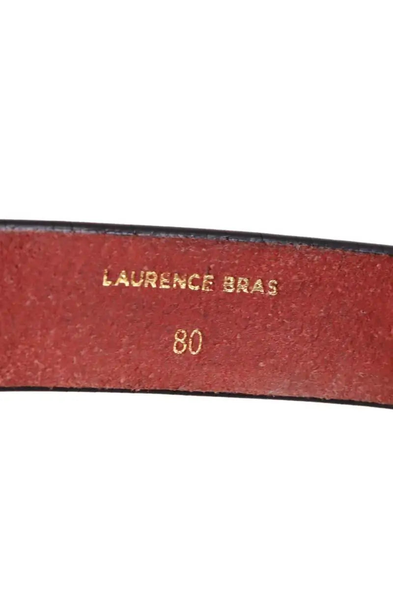 Ceinture en cuir Laurence Bras Rouge en Cuir