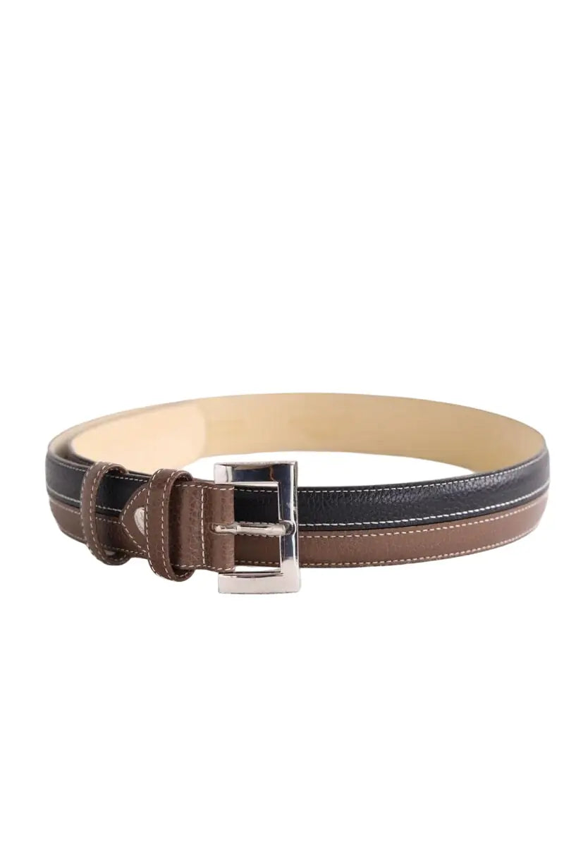 Ceinture en cuir Longchamp Marron en Cuir, taille S - Seconde Main