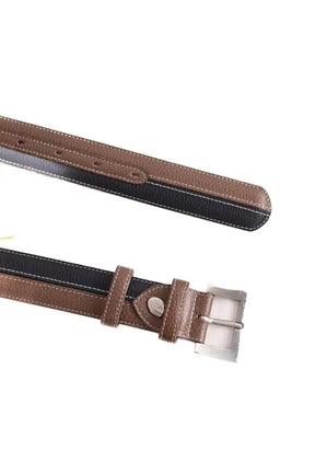 Ceinture en cuir Longchamp Marron en Cuir