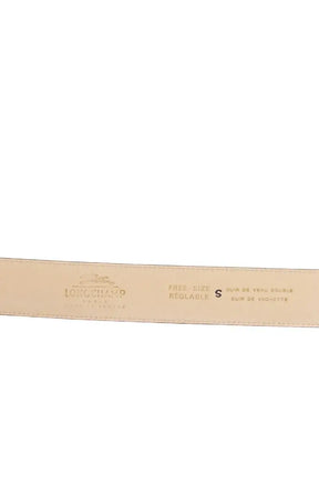 Ceinture en cuir Longchamp Marron en Cuir
