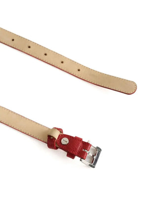 Ceinture en cuir Longchamp Rouge en Cuir