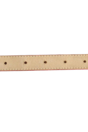 Ceinture en cuir Longchamp Rouge en Cuir