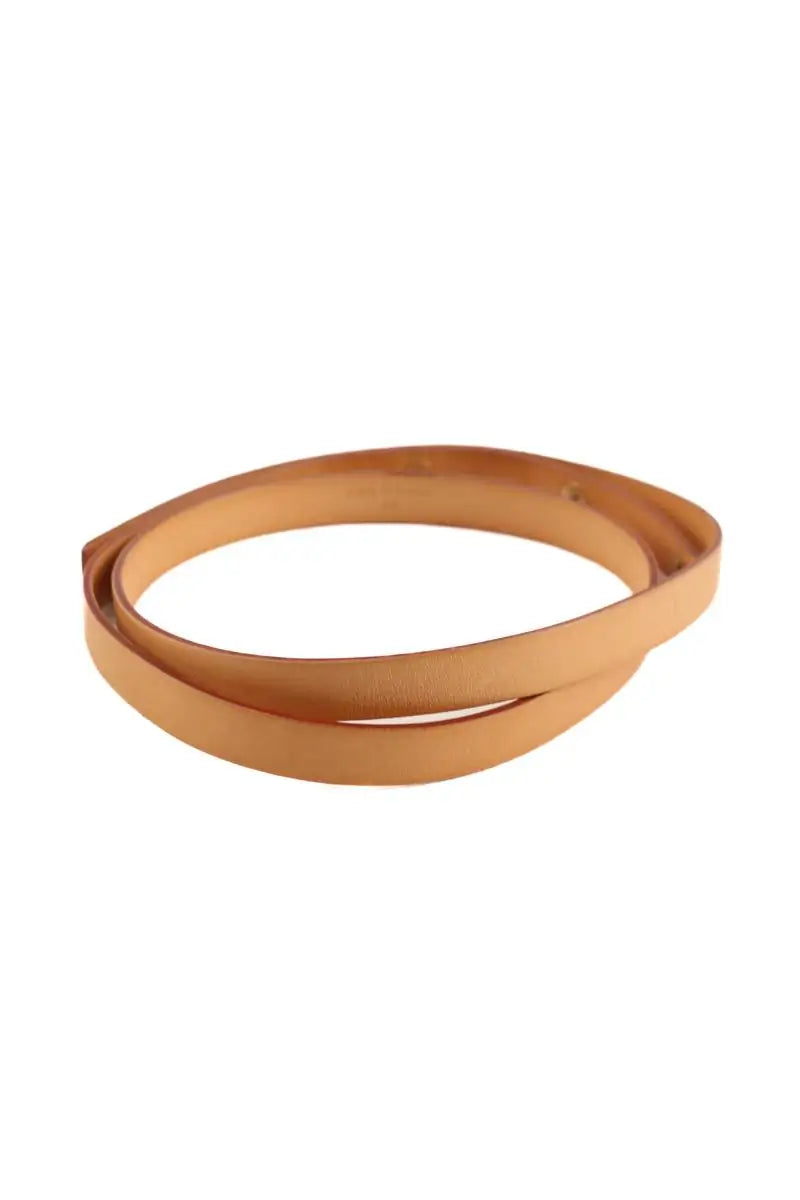 Ceinture en cuir Louis Vuitton Beige en Cuir