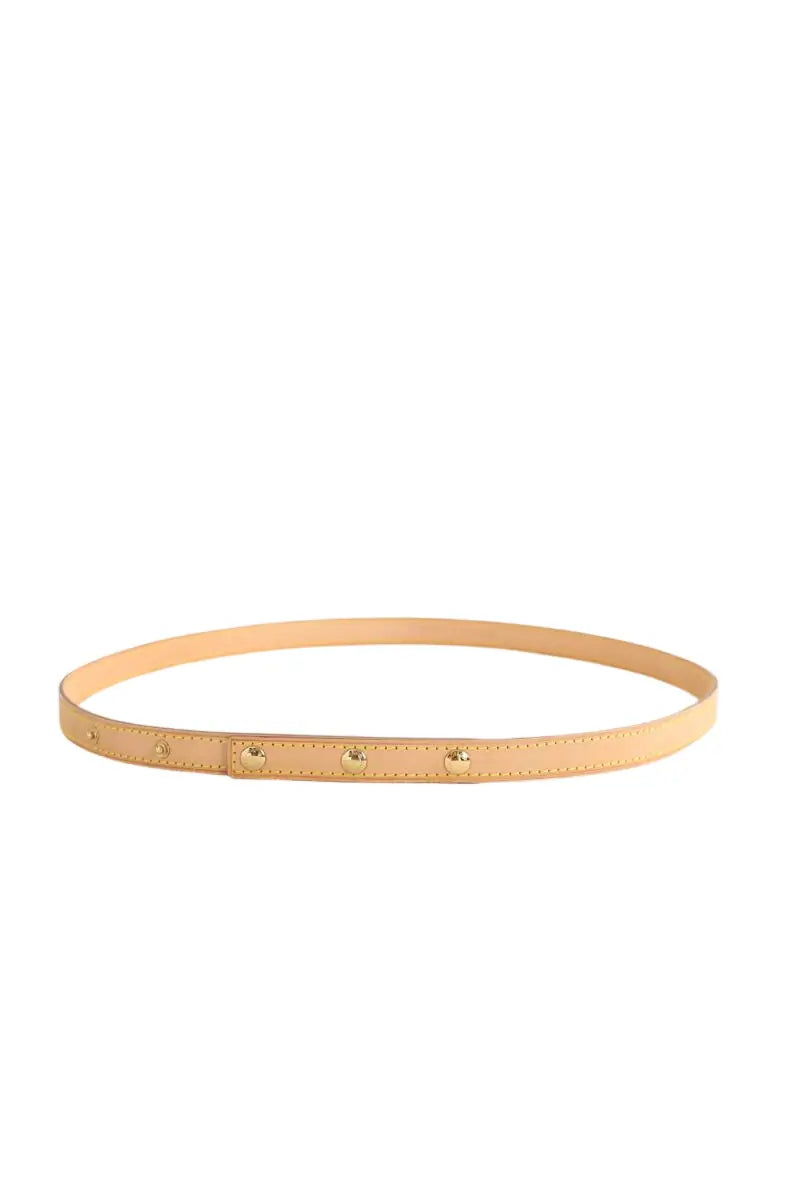 Ceinture en cuir Louis Vuitton Marron en Cuir, taille S - Seconde Main