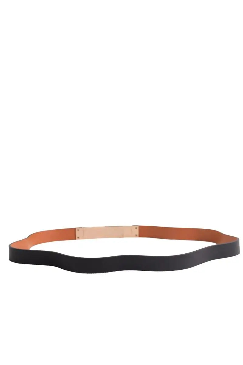 Ceinture en cuir Maison Boinet Noir en Cuir