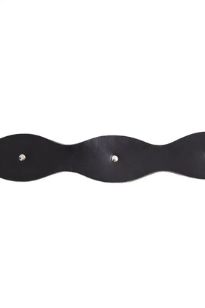 Ceinture en cuir Maje Noir en Cuir