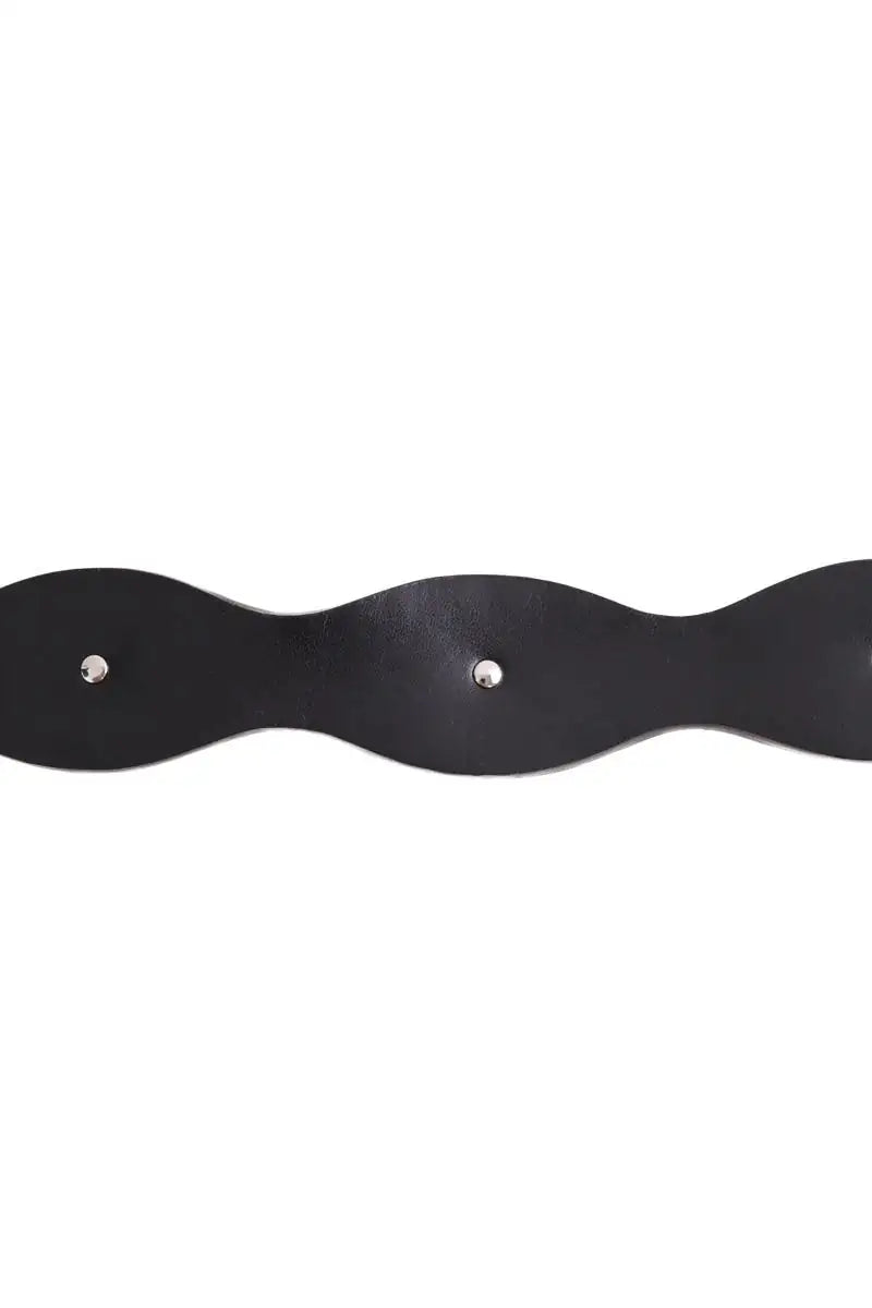 Ceinture en cuir Maje Noir en Cuir
