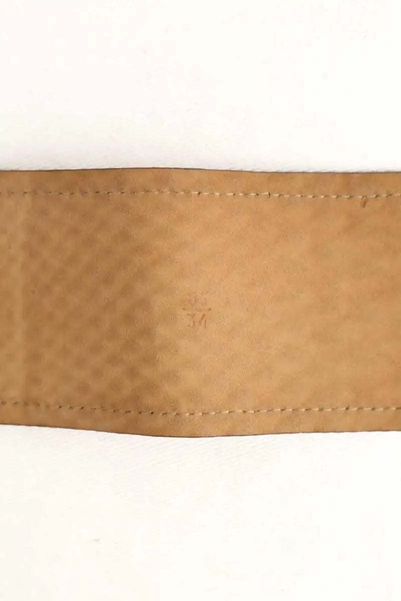 Ceinture en cuir Prada Beige en Cuirs exotiques