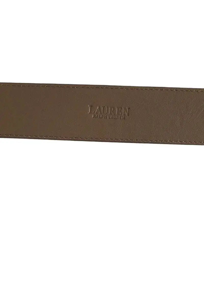 Ceinture en cuir Ralph Lauren Beige en Cuir