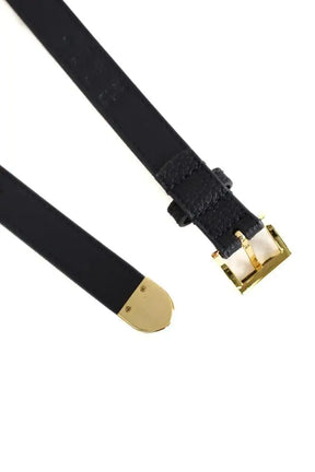 Ceinture en cuir Ralph Lauren Marine en Cuir