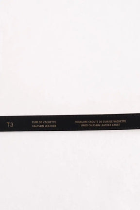 Ceinture en cuir Sandro Doré en Cuir
