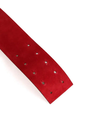 Ceinture en cuir Tara Jarmon Rouge en Daim