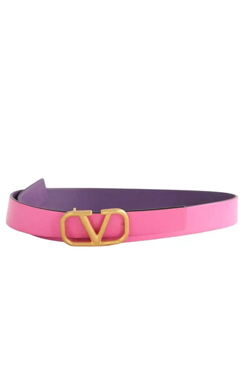 Ceinture en cuir Valentino Rose en Cuir, taille S - Seconde Main