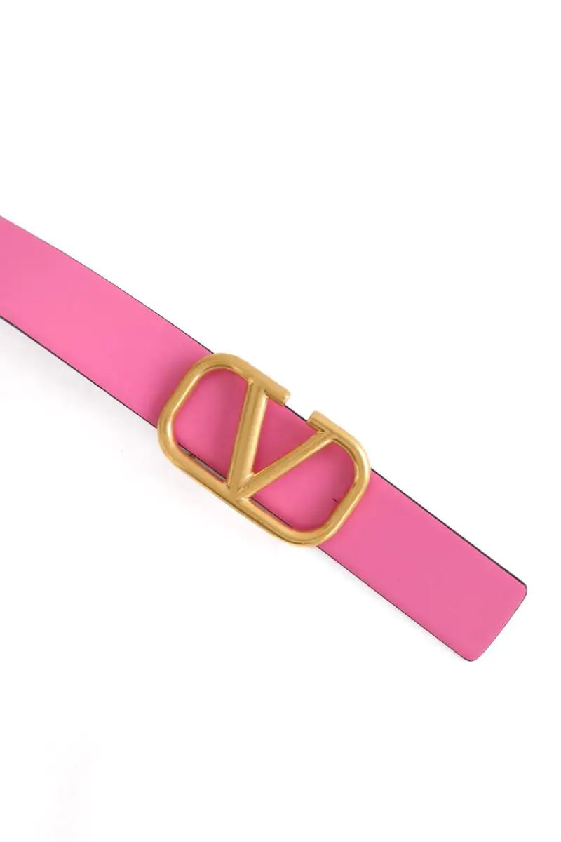 Ceinture en cuir Valentino Rose en Cuir