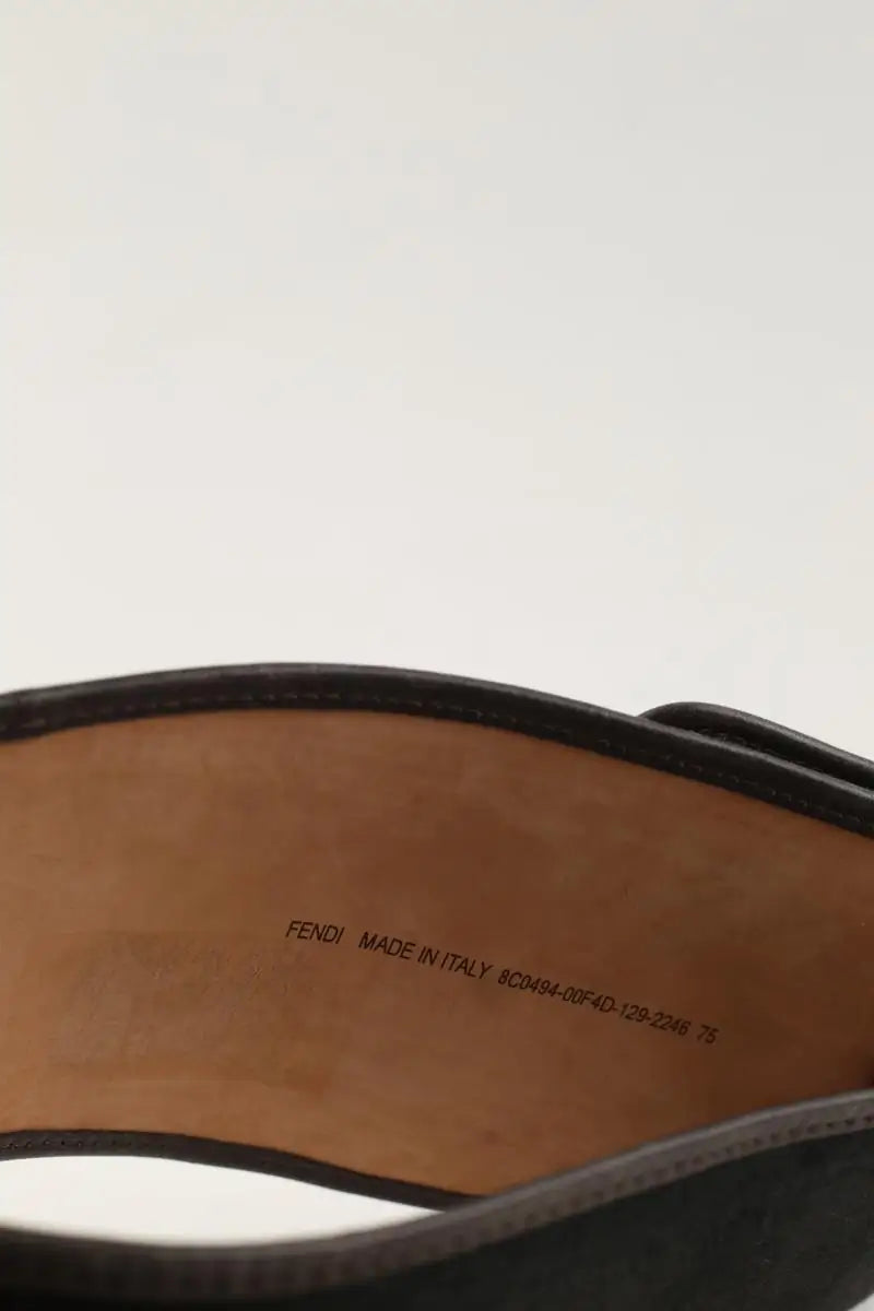 Ceinture Fendi Noir en Cuir