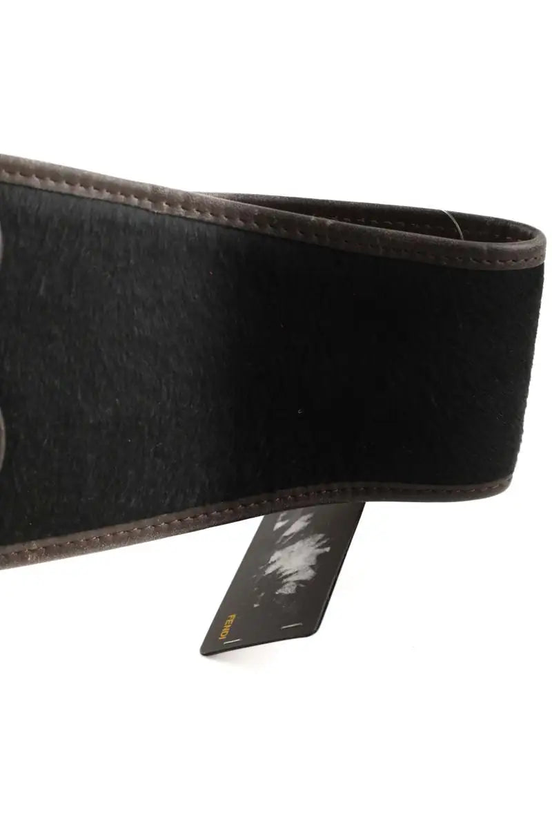 Ceinture Fendi Noir en Cuir