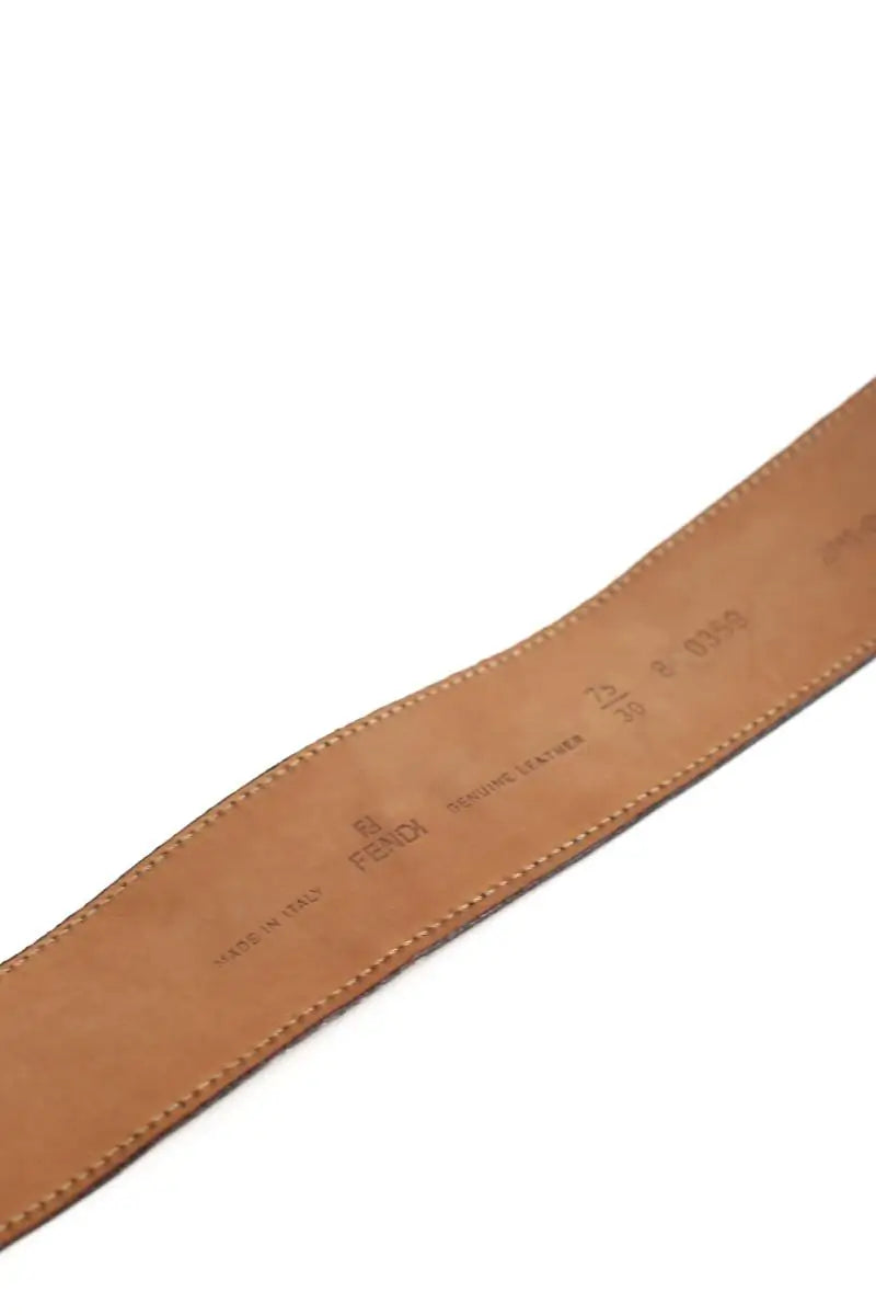 Ceinture Fendi Noir en Cuir