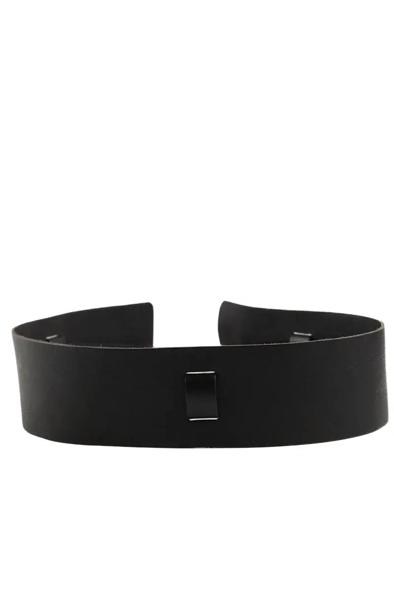 Ceinture Iro Noir en Cuir, taille M - Seconde Main