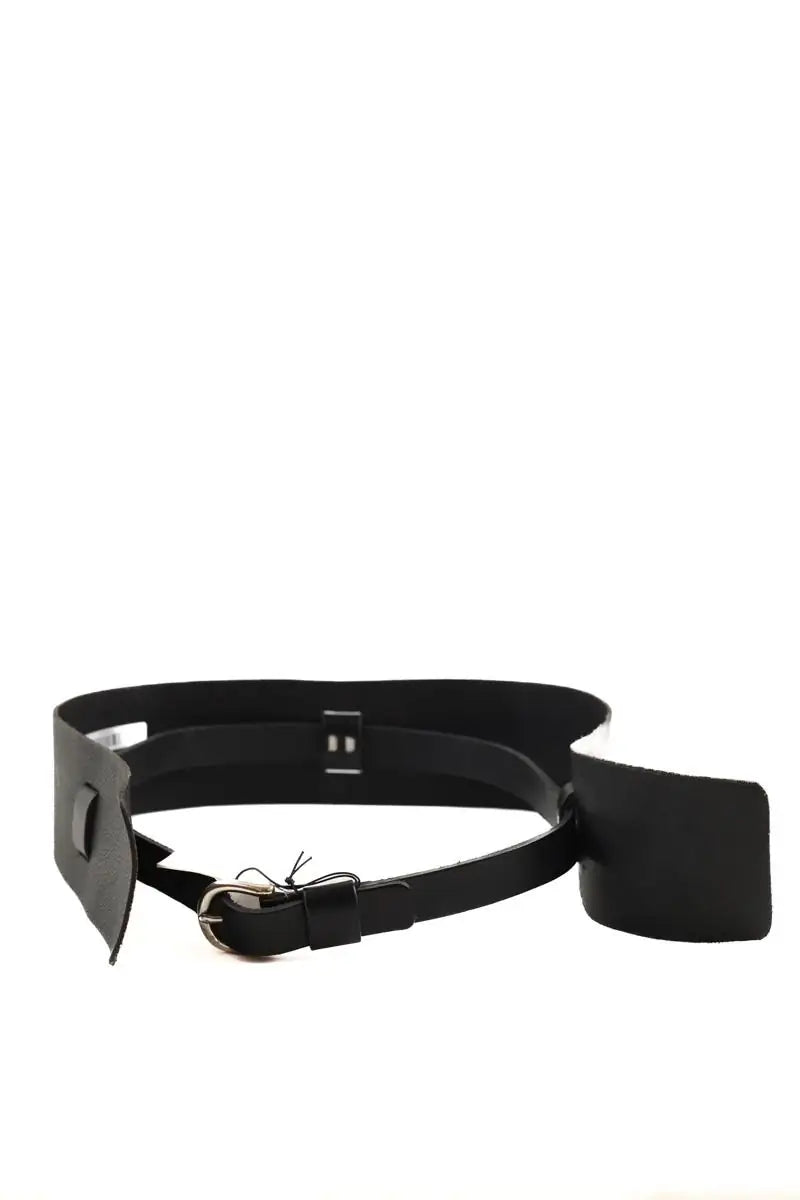 Ceinture Iro Noir en Cuir
