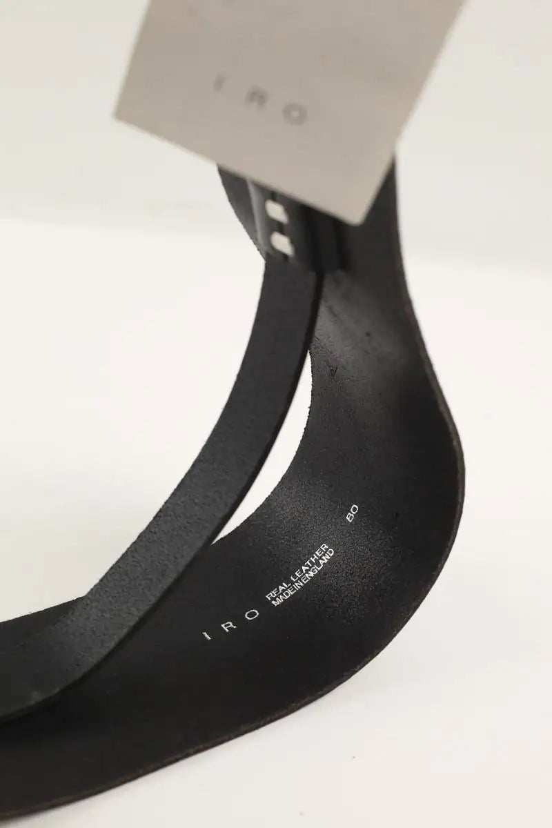 Ceinture Iro Noir en Cuir