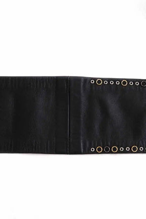 Ceinture Iro Noir en Cuir