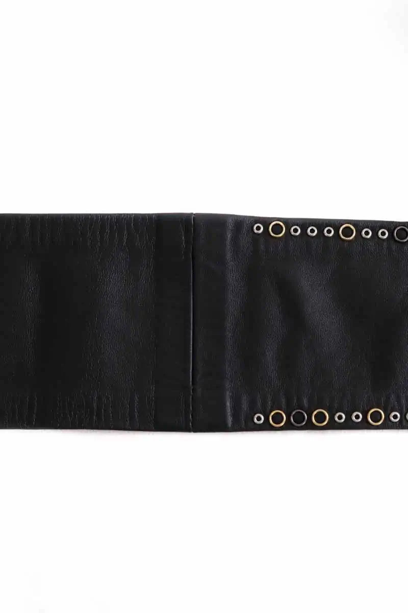 Ceinture Iro Noir en Cuir