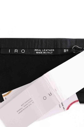 Ceinture Iro Noir en Cuir