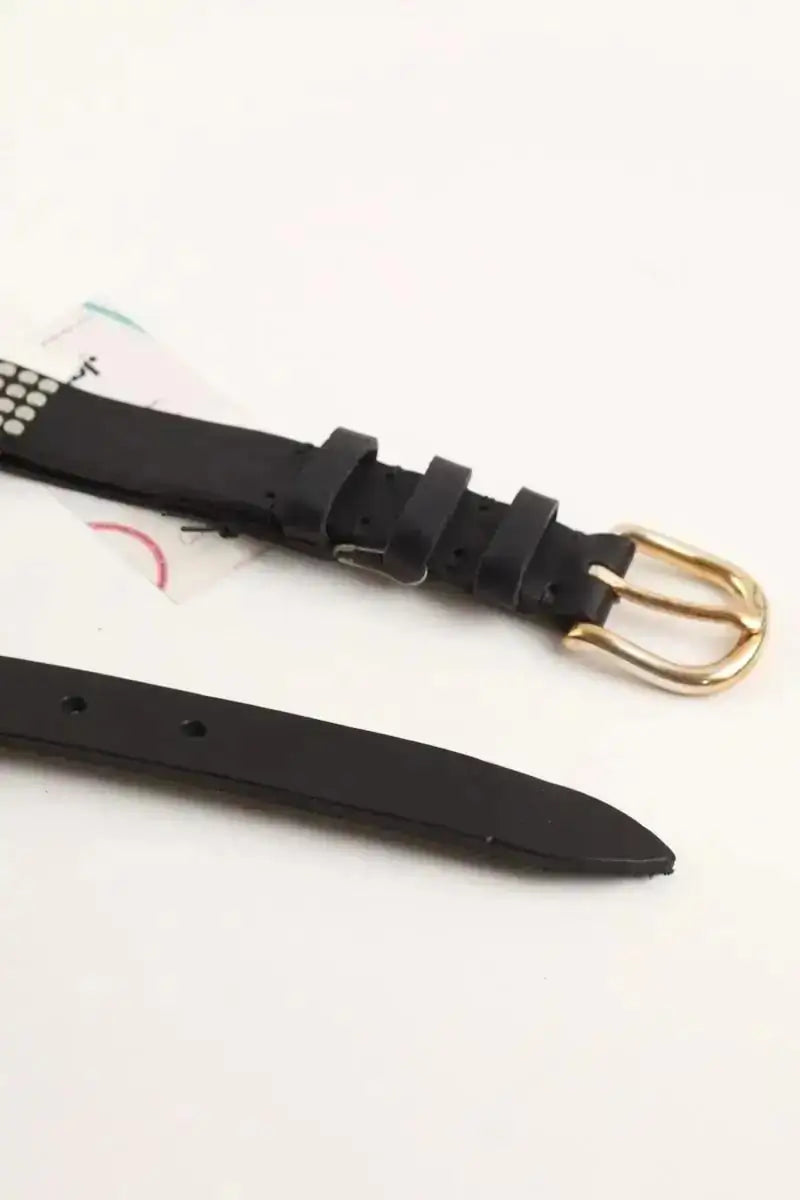 Ceinture Iro Noir en Cuir