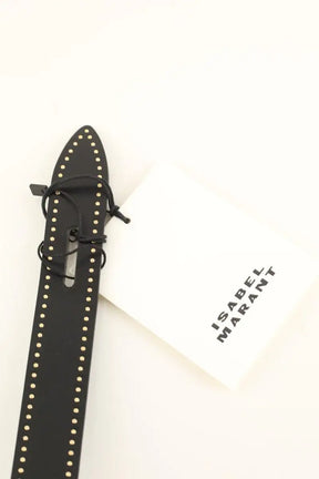 Ceinture Isabel Marant DO Noir en Cuir