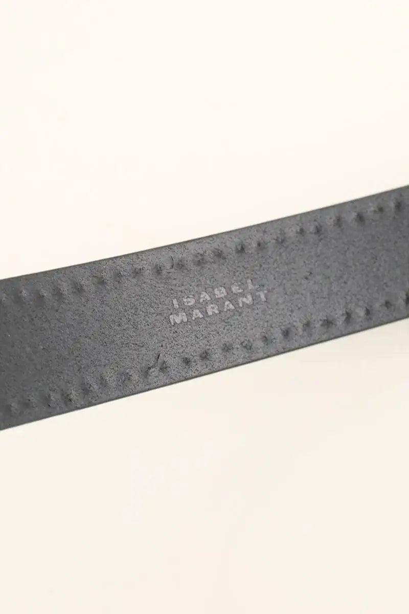 Ceinture Isabel Marant DO Noir en Cuir