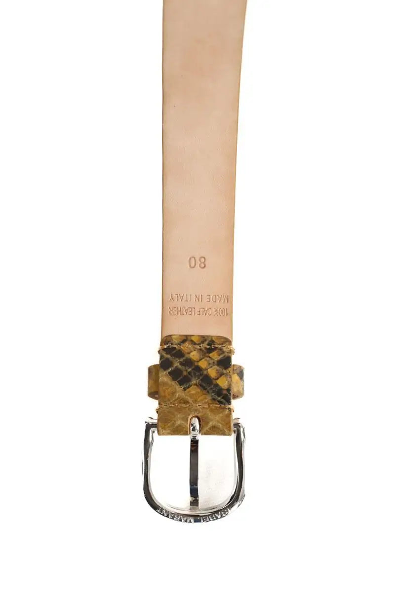 Ceinture Isabel Marant Jaune en Cuir