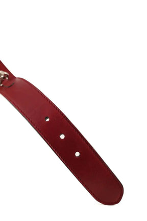 Ceinture Jean Paul Gaultier Bordeaux en Cuir