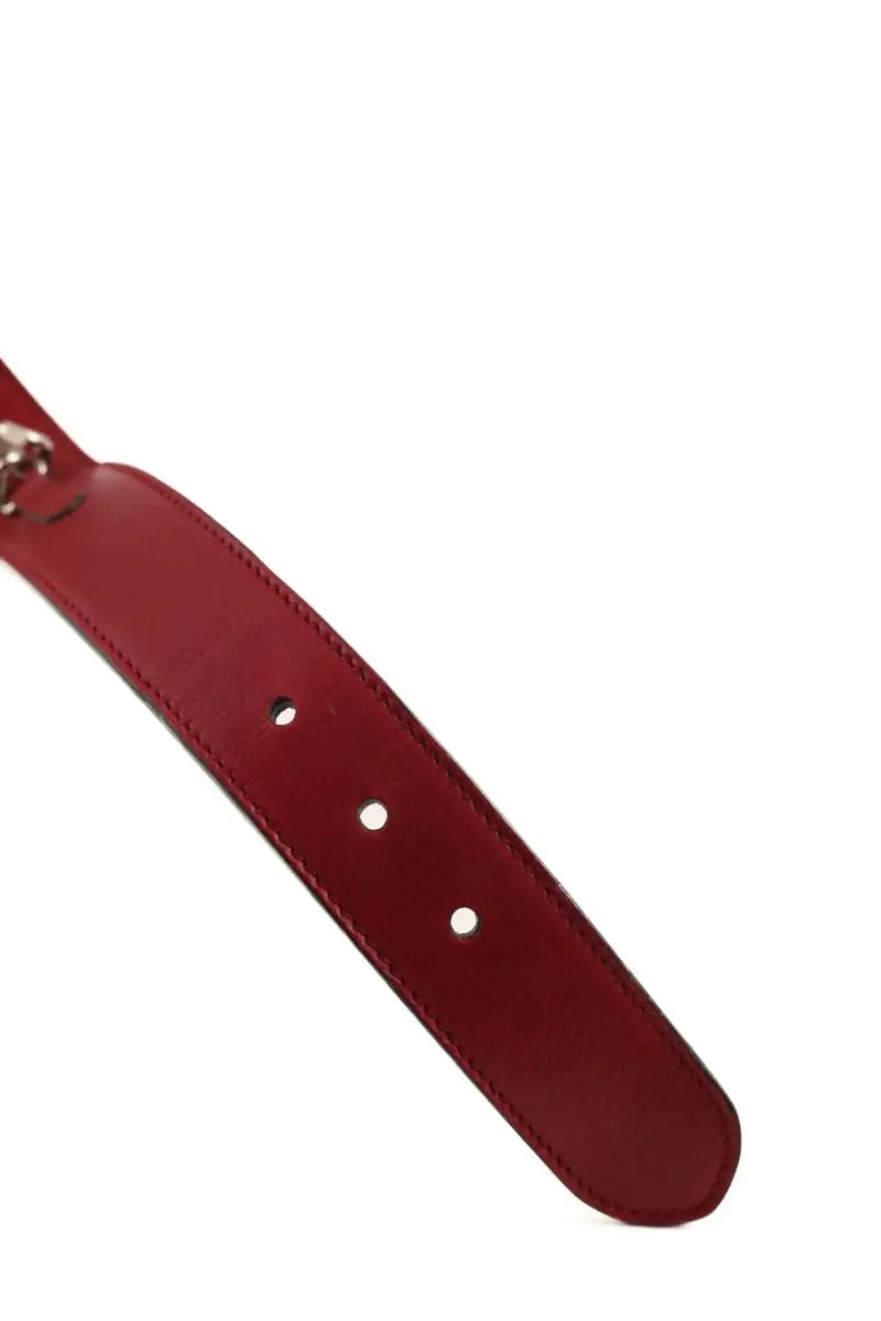 Ceinture Jean Paul Gaultier Bordeaux en Cuir