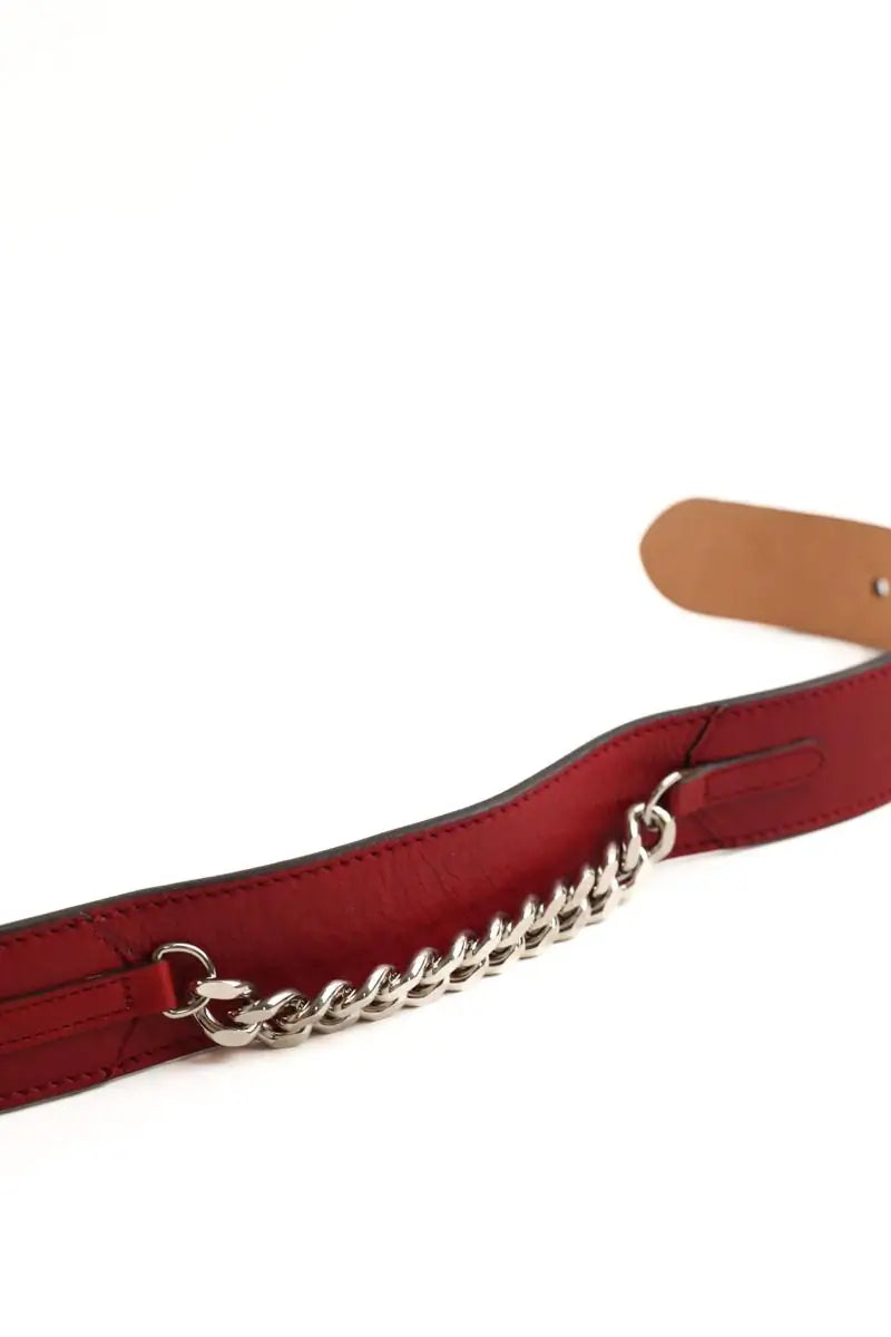 Ceinture Jean Paul Gaultier Bordeaux en Cuir