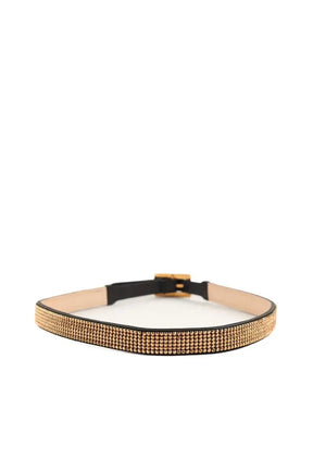 Ceinture Jean Paul Gaultier Doré en Cuir