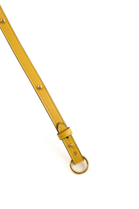 Ceinture Jean Paul Gaultier Jaune en Cuir