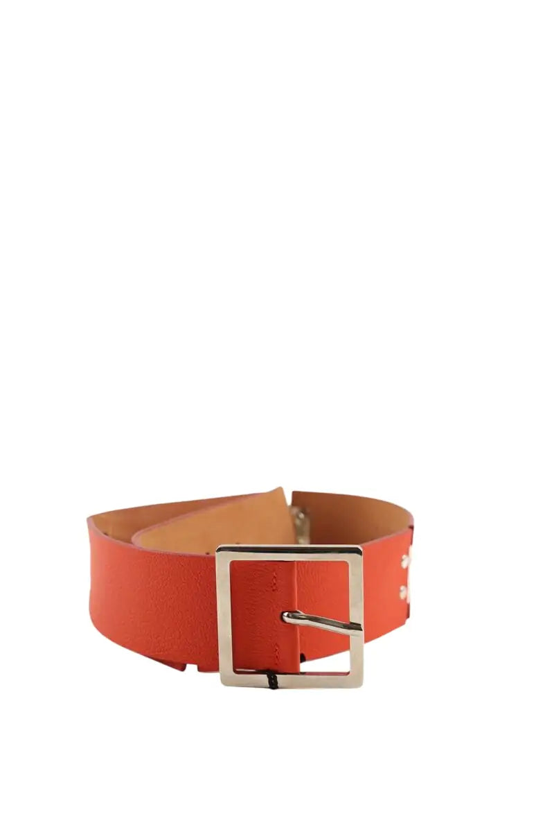 Ceinture Jean Paul Gaultier Orange en Cuir, taille S - Seconde Main