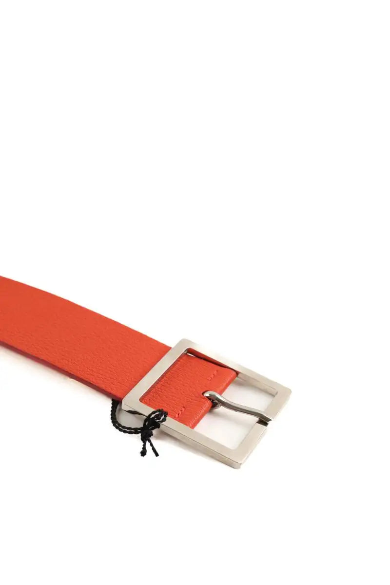 Ceinture Jean Paul Gaultier Orange en Cuir