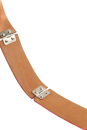 Ceinture Jean Paul Gaultier Orange en Cuir