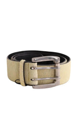 Ceinture Laurence Bras Ecru en Cuir, taille M - Seconde Main