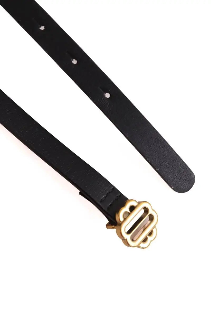 Ceinture Maje Noir en Cuir